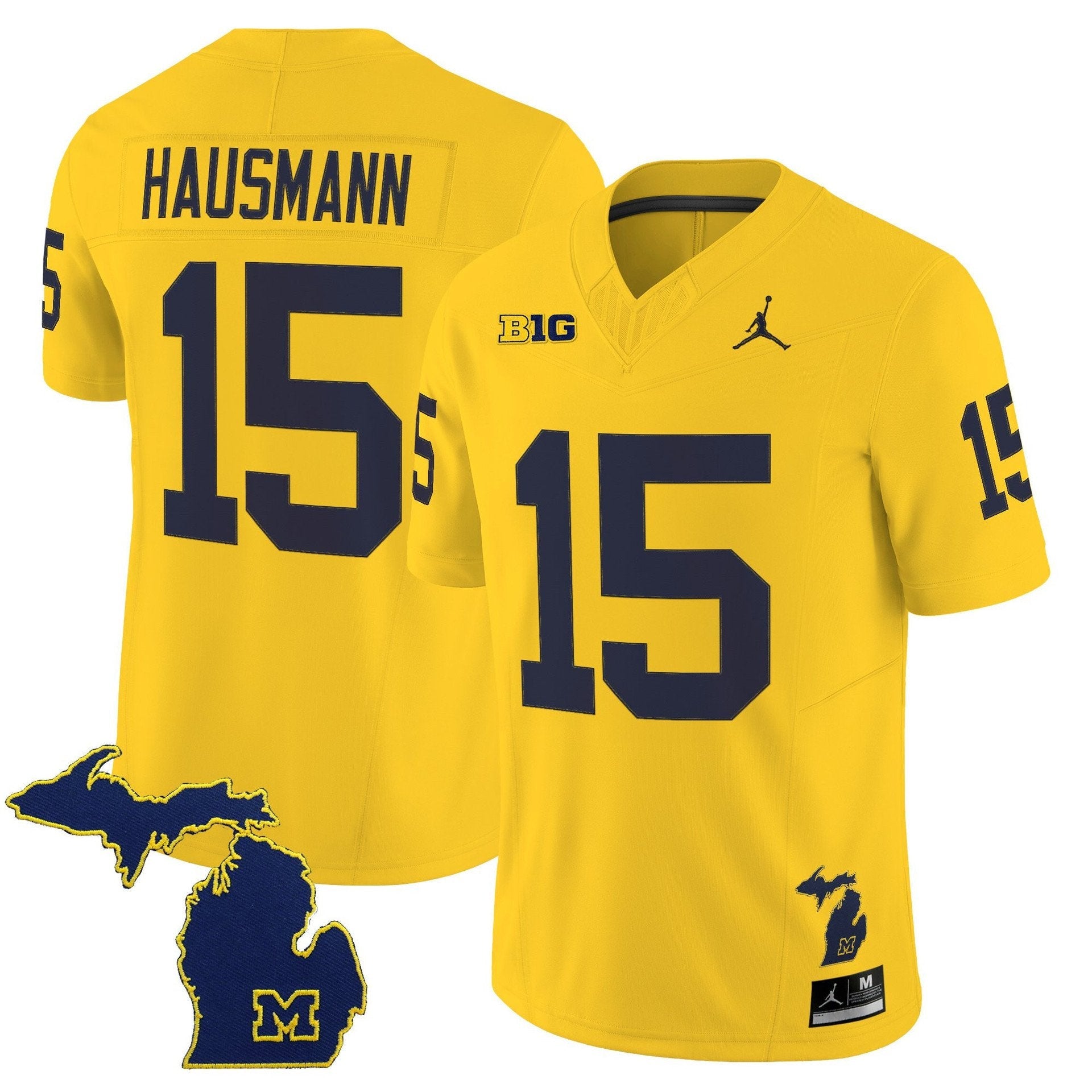 Ernest Hausmann Jersey #15 Michigan Wolverines 2025 Limited V2 Stitched