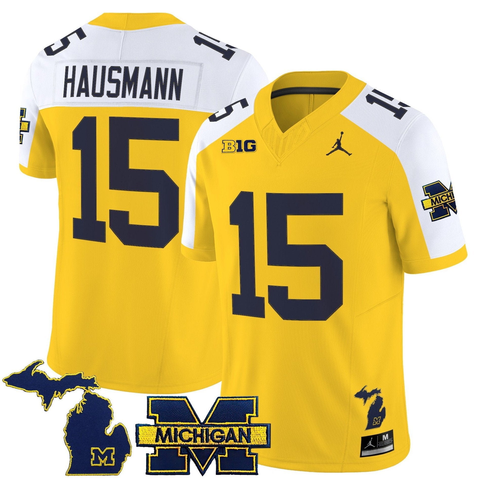 Ernest Hausmann Jersey #15 Michigan Wolverines 2025 Limited V2 Stitched