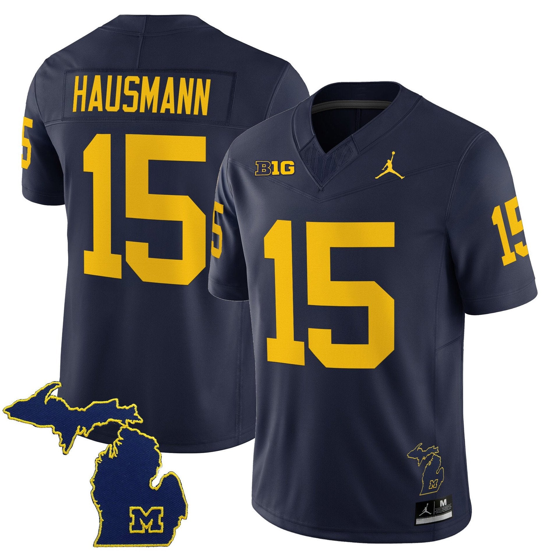 Ernest Hausmann Jersey #15 Michigan Wolverines 2025 Limited V2 Stitched