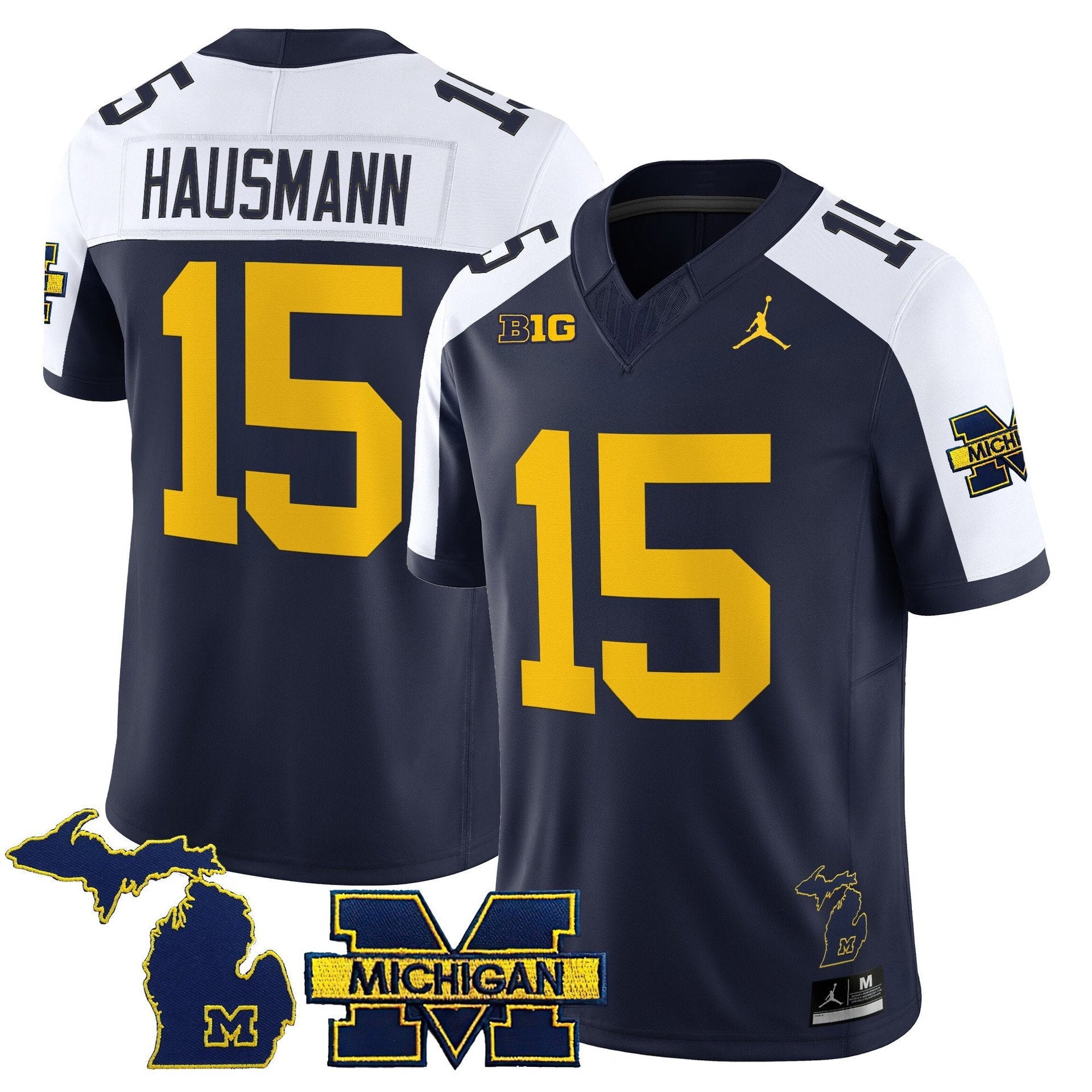 Ernest Hausmann Jersey #15 Michigan Wolverines 2025 Limited V2 Stitched