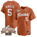 Ethan Mendoza Jersey #5 Texas Longhorns 2025 Southeastern Champions Vapor Stitched Texas