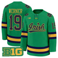 Evan Werner Jersey #19 Notre Dame Fighting Irish 2025-26 Premium Stitched