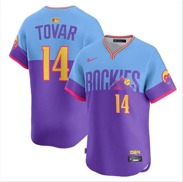 Ezequiel Tovar Jersey #23 Rockies Vapor Premier Limited All Stitched
