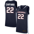 Francisco Caffaro Jersey #22 Virginia Cavaliers College Basketball Stitched Navy