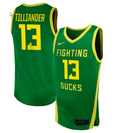 Filippa Tilliander Jersey #13 Oregon Ducks NIL Basketball Green