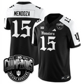 Fernando Mendoza Jersey #15 Indiana Hoosiers Gothic Big 10 Champions