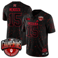 Fernando Mendoza Jersey #15 Indiana Hoosiers Stranger Things Big 10 Champions  Stitched