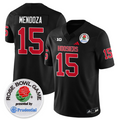 Fernando Mendoza Jersey #15 Indiana Hoosiers Vapor Rose Bowl Stitched