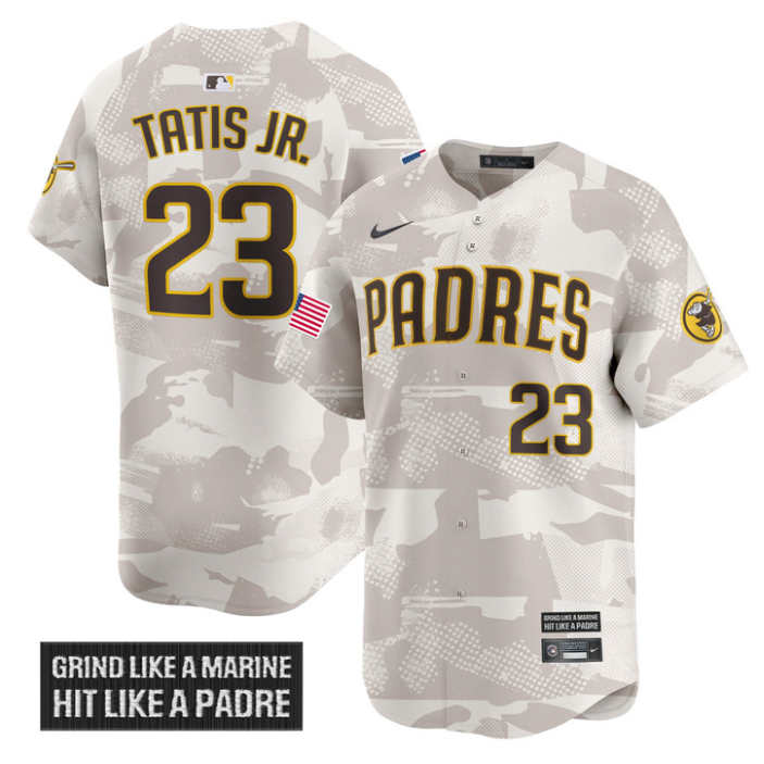 Fernando Tatis Jr Jersey #23 San Diego Padres 2025 Armed Forces Day Vapor Stitched