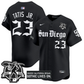 Fernando Tatis Jr Jersey #23 San Diego Padres Gothic Edition Vapor Limited Stitched