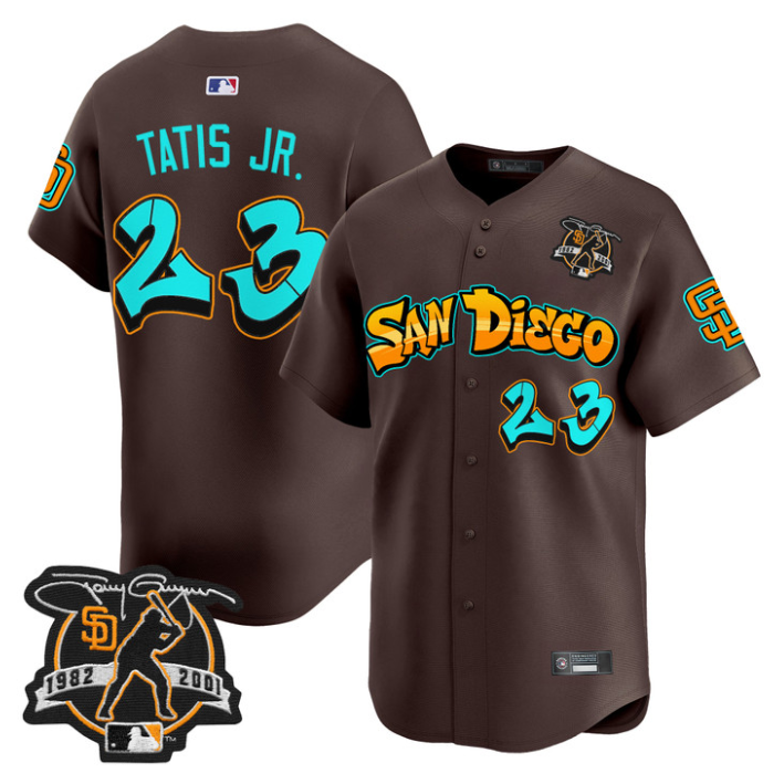Fernando Tatis Jr Jersey #23 San Diego Padres Graffiti Barrio Edition