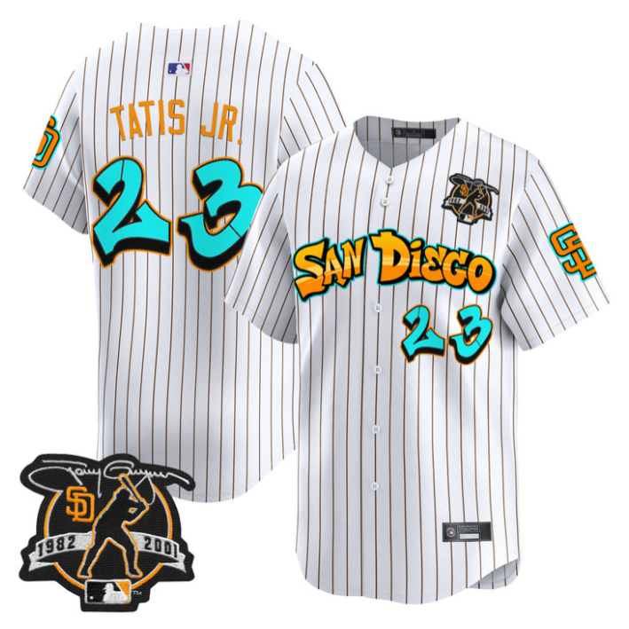 Fernando Tatis Jr Jersey #23 San Diego Padres Graffiti Barrio Edition