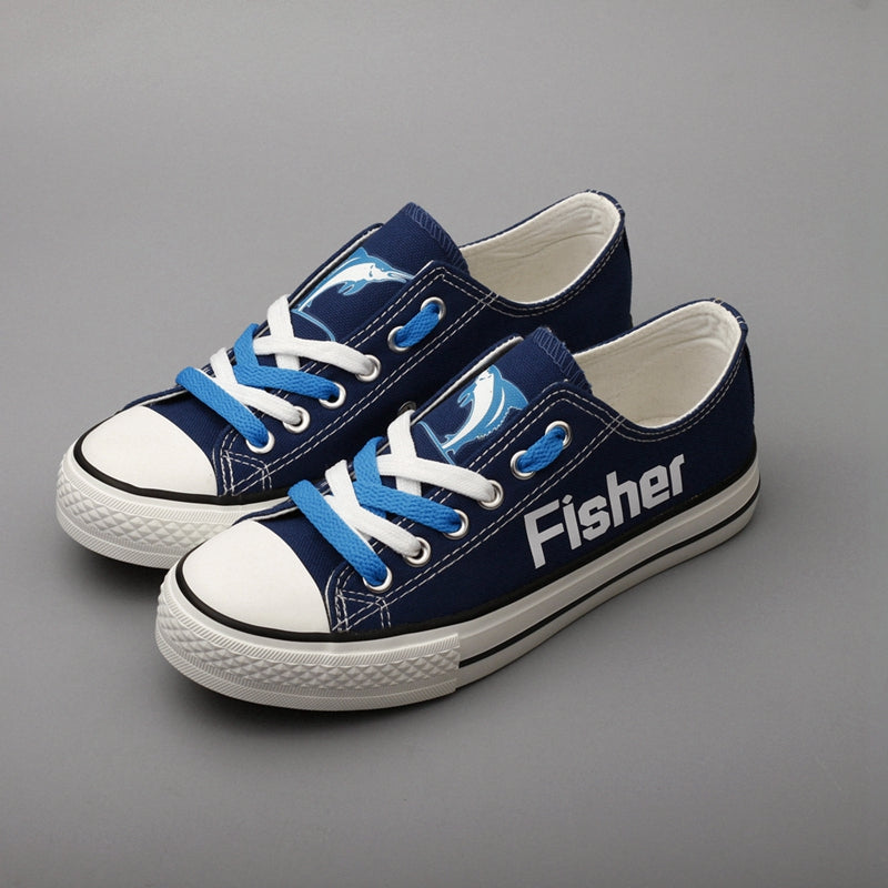 Fisher Marlins Sport Sneakers Shoes For Men Women Fans