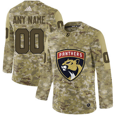 Florida Panthers Camo Customized Jersey Stitched
