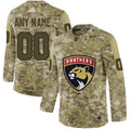 Florida Panthers Camo Customized Jersey Stitched