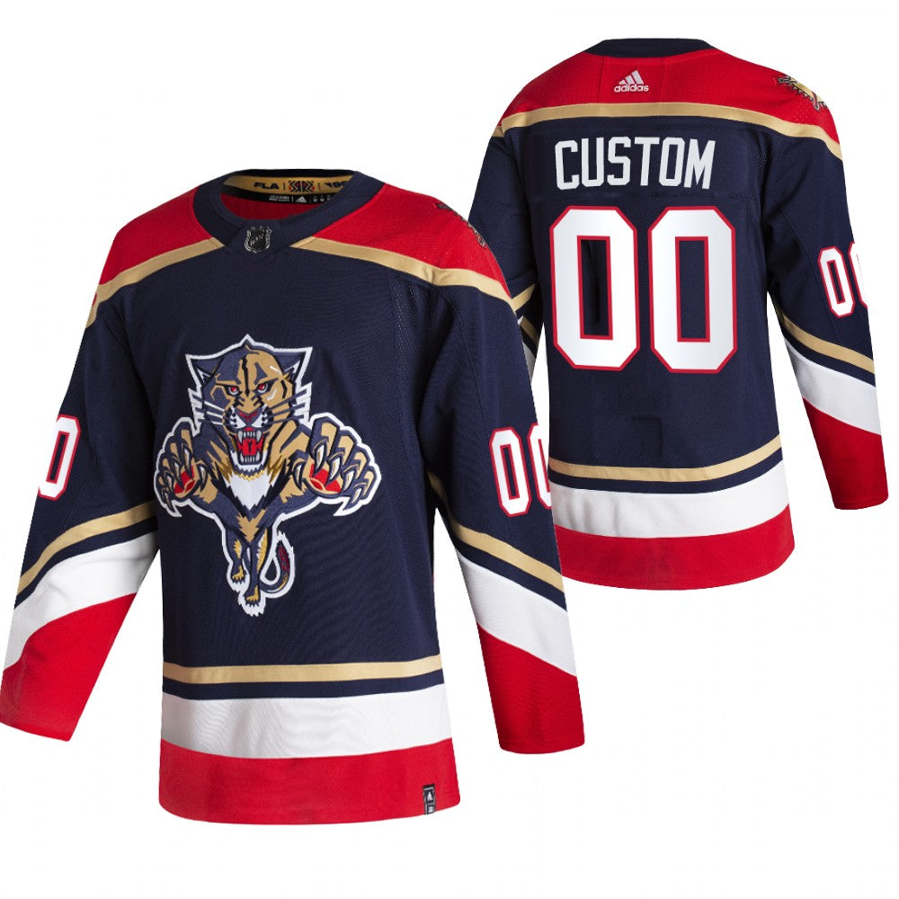 Florida Panthers Custom Black 2020-21 Alternate Player NHL Jersey Stitched