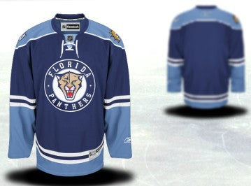 Florida Panthers Customized Blue Third Jersey Stitched