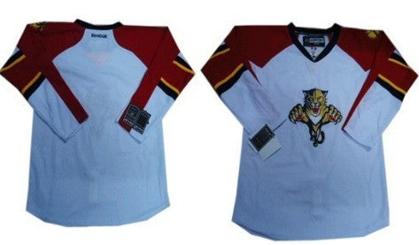 Florida Panthers Customized White Jersey Stitched