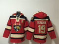 Florida Panthers #19 Matthew Tkachuk Red Lace-Up Pullover Hoodie