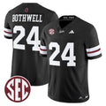 Fluff Bothwell Jersey #24 Mississippi State Bulldogs Dark Mode