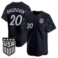 Folarin Balogun Jersey #20 USMNT 2026 World Cup Vapor Baseball Stitched