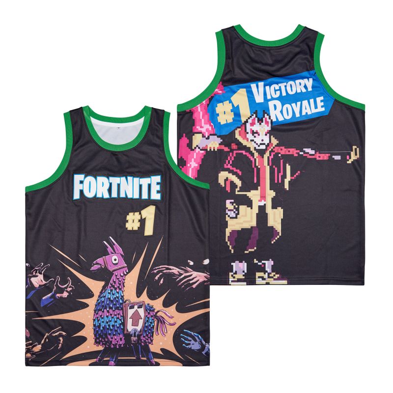Fortnite #1 Victory Royale Movie Basketball Jersey