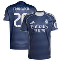 Fran Garcia 20 Real Madrid 2025-26 Away Jersey – Blue