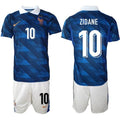 France #10 ZIDANE Jerseys National Team x World Cup 2026 Home On Field Soccer