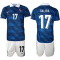 France #17 SALIBA Jerseys National Team x World Cup 2026 Home On Field Soccer