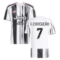 Francisco Conceicao 7 Juventus 2025-26 Home Men Jersey – White