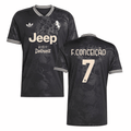Francisco Conceição 7 Juventus 2025-26 Third Match Jersey – Black