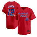 Francisco Lindor Jersey #12 Puerto Rico Classic 2026 Roster Stitched