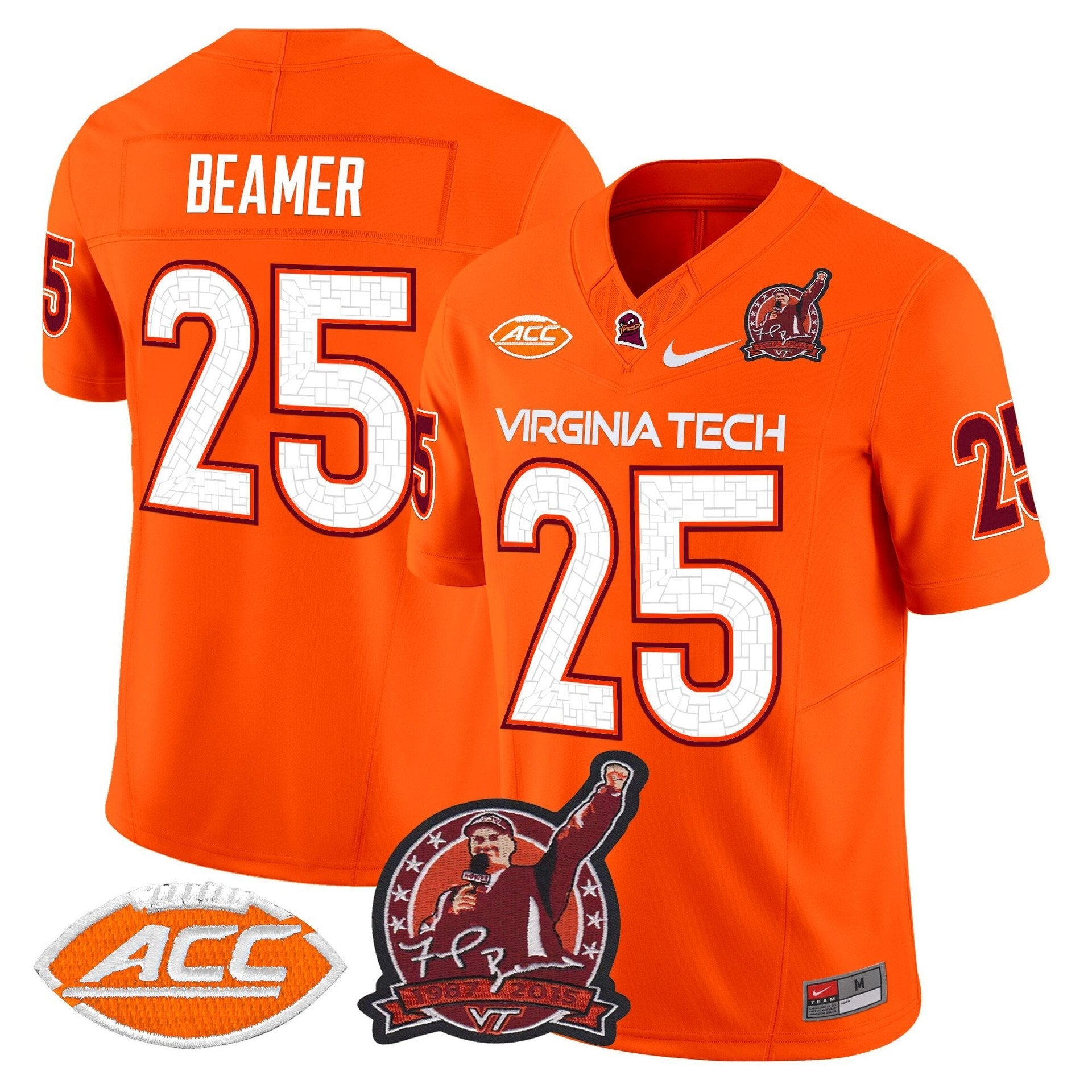 Frank Beamer Jersey #25 Virginia Tech Hokies Coach Frank Beamer 2025