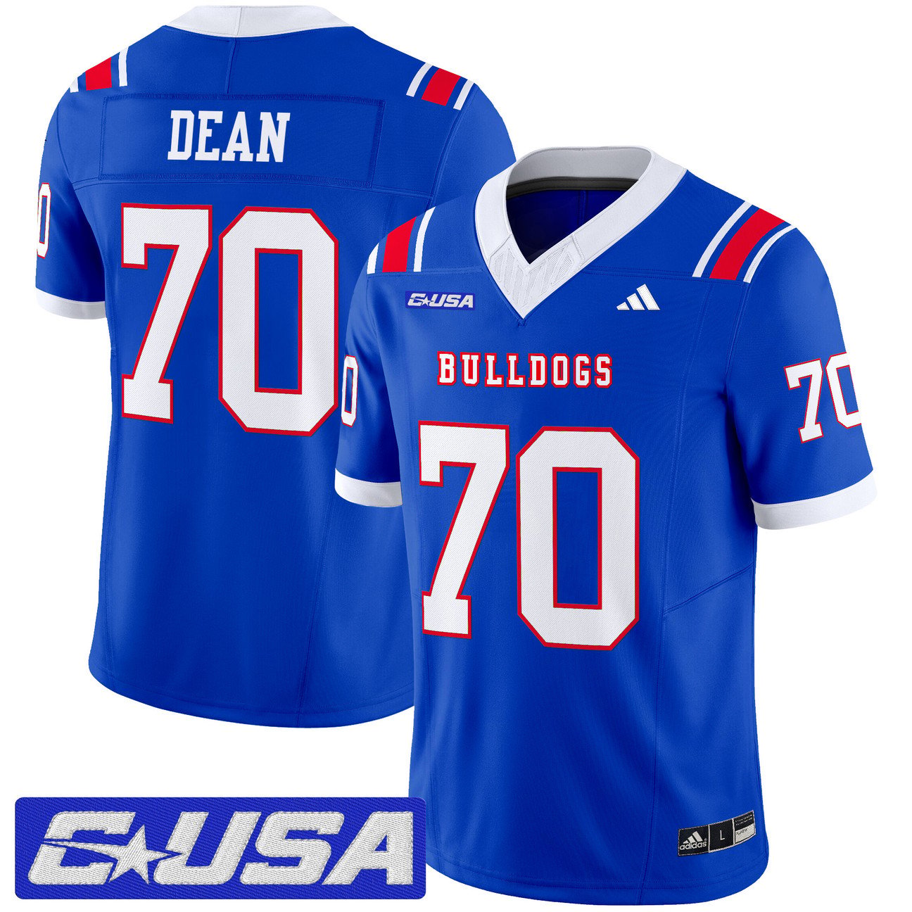Fred Dean Jersey #70 Louisiana Tech Bulldogs 2025 Limited Stitched