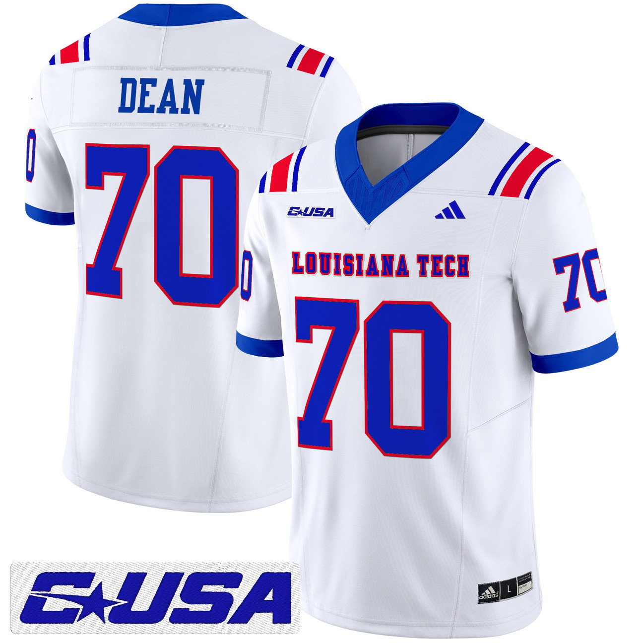 Fred Dean Jersey #70 Louisiana Tech Bulldogs 2025 Limited Stitched