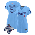 Freddie Freeman Dress #5 Dodgers 2025 World Series Champions Stitched