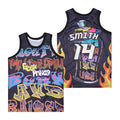 Fresh Prince #14 Smith Movie Basketball Jersey Multi Color