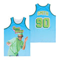 Fresh Prince #90 Smith Movie Basketball Jersey Blue