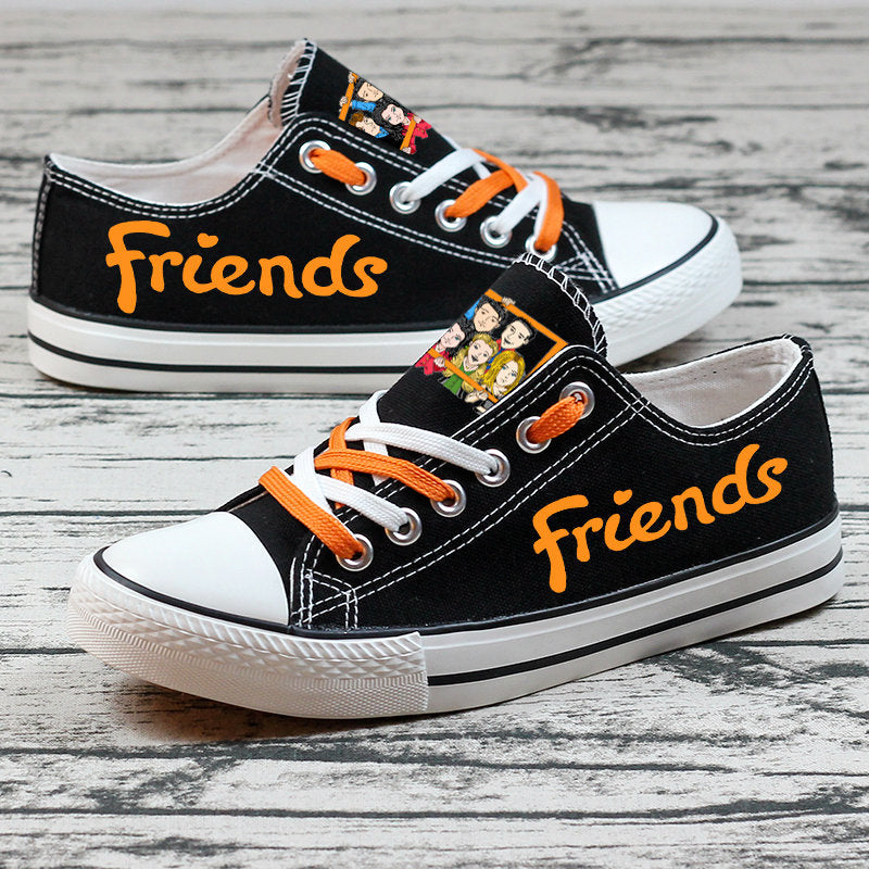 Friends Low Top Canvas Sport Sneakers Shoes For Men Women Fans