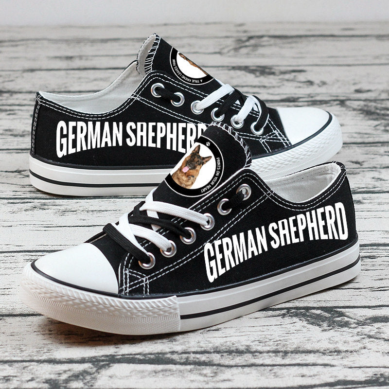 GERMAN SHEPHERD Canvas Sneakers Shoes For Men Women Fans