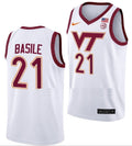 Hunter Cattoor Jersey Virginia Tech Hokies College Basketball Away Maroon #0
