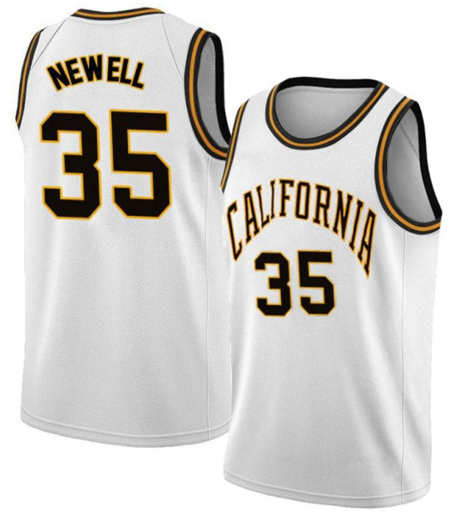 Grant Newell Jersey California Golden Bears College Basketball White #35