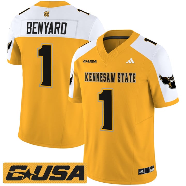 Gabriel Benyard Jersey #1 Kennesaw State Owls 2025 Vapor Stitched