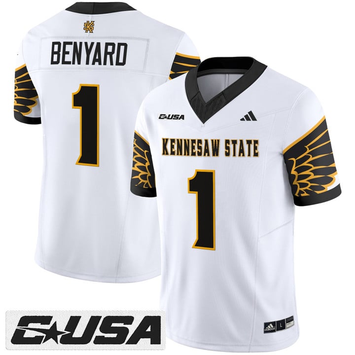 Gabriel Benyard Jersey #1 Kennesaw State Owls 2025 Vapor Stitched