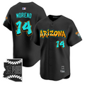 Gabriel Moreno Jersey #14 Arizona Diamondbacks Graffiti Desert Ink Edition