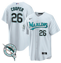 Garrett Cooper Jersey #26 Miami Marlins Throwback Cool Base All Stitched