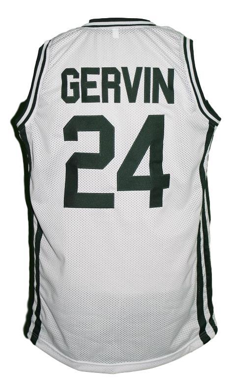 George Gervin Jersey #24 Eastern College Basketball White