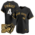George Springer Jersey #4 Toronto Blue Jays 50 Seasons Patch Stitched