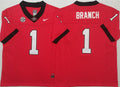 Georgia Bulldogs #1 Zachariah Branch Red 2025 F.U.S.E. Stitched Jersey