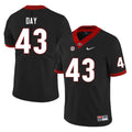 Georgia Bulldog #43 Davis Day College Football Jersey Stitched